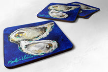 Load image into Gallery viewer, Oyster Ate Dat Coasters - Set of 4 Lightweight Foam, Absorbent Drink Coasters