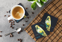 Load image into Gallery viewer, Bird Birdie Coasters - Set of 4 Lightweight Foam, Absorbent Drink Coasters