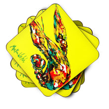 Load image into Gallery viewer, Crawfish Craw Time Coasters - Set of 4 Lightweight Foam, Absorbent Drink Coasters