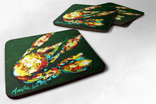 Load image into Gallery viewer, Crawfish Smudge Coasters - Set of 4 Lightweight Foam, Absorbent Drink Coasters
