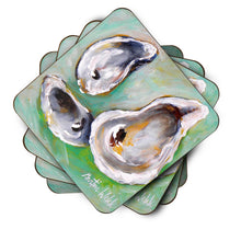 Load image into Gallery viewer, Oyster The Eye of The Oyster Coasters - Set of 4 Lightweight Foam, Absorbent Drink Coasters