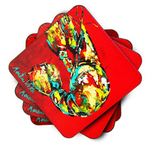 Load image into Gallery viewer, Crawfish Told You So Coasters - Set of 4 Lightweight Foam, Absorbent Drink Coasters