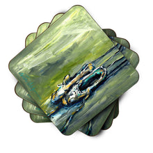 Load image into Gallery viewer, Ballet Topal Green Coasters - Set of 4 Lightweight Foam, Absorbent Drink Coasters