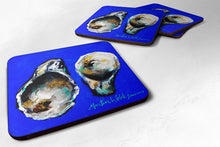 Load image into Gallery viewer, Oyster Up and Down Coasters - Set of 4 Lightweight Foam, Absorbent Drink Coasters