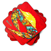Load image into Gallery viewer, Crab Wiggles Coasters - Set of 4 Lightweight Foam, Absorbent Drink Coasters