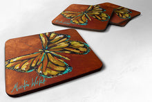 Load image into Gallery viewer, Insect - Butterly Butterfy Coasters - Set of 4 Lightweight Foam, Absorbent Drink Coasters