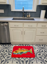 Load image into Gallery viewer, Fish - Red Fish Alphonzo Machine Washable Memory Foam Mat MW1084RUG