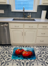 Load image into Gallery viewer, Vegetables - Tomatoes Red Toes Machine Washable Memory Foam Mat MW1088RUG
