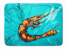 Load image into Gallery viewer, Shrimp Teal Shrimp Machine Washable Memory Foam Mat MW1100RUG