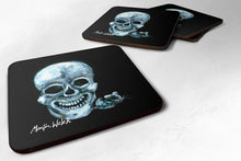 Load image into Gallery viewer, Ekk A Meece Skull and Mouse Coasters - Set of 4 Lightweight Foam, Absorbent Drink Coasters