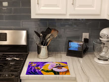 Load image into Gallery viewer, Mardi Gras Hey Mister Glass Cutting Boards – Durable, Decorative Kitchen Art Large