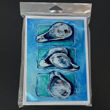 Load image into Gallery viewer, Oysters Oyster + Oyster = Oysters Greeting Cards - Blank Note Cards – 8-Pack of Artist-Designed Cards with Envelopes
