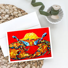 Load image into Gallery viewer, Crab Fat and Sassy Greeting Cards - Blank Note Cards – 8-Pack of Artist-Designed Cards with Envelopes