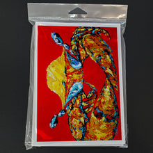 Load image into Gallery viewer, Crab Fat and Sassy Greeting Cards - Blank Note Cards – 8-Pack of Artist-Designed Cards with Envelopes