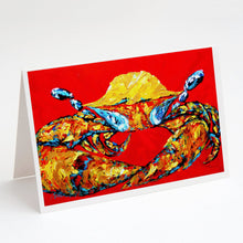 Load image into Gallery viewer, Crab Fat and Sassy Greeting Cards - Blank Note Cards – 8-Pack of Artist-Designed Cards with Envelopes