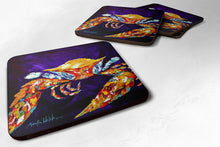 Load image into Gallery viewer, Crab The Right Stuff Coasters - Set of 4 Lightweight Foam, Absorbent Drink Coasters