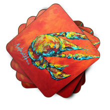 Load image into Gallery viewer, Crawfish Spicy Craw Coasters - Set of 4 Lightweight Foam, Absorbent Drink Coasters