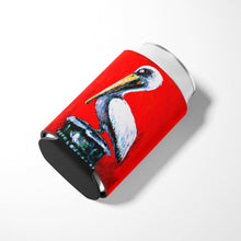 Load image into Gallery viewer, Bird - Pelican Red Dawn Can or Bottle Beverage Insulator Hugger