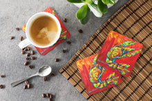Load image into Gallery viewer, Crawfish Hot Craw Coasters - Set of 4 Lightweight Foam, Absorbent Drink Coasters