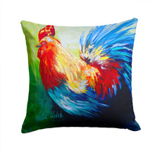 Load image into Gallery viewer, Rooster Chief Big Feathers Canvas Throw Pillow - 14x14 Decorative Pillow – Art for Your Home &amp; Patio MW1137PW1414