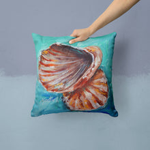 Load image into Gallery viewer, Shells not in a row Canvas Throw Pillow - 14x14 Decorative Pillow – Art for Your Home &amp; Patio MW1147PW1414