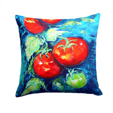 Load image into Gallery viewer, Vegetables - Tomatoes on the vine Canvas Throw Pillow - 14x14 Decorative Pillow – Art for Your Home &amp; Patio MW1148PW1414