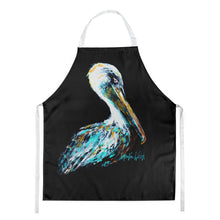Load image into Gallery viewer, Dressed in Black Pelican Apron – Artist-Designed Kitchen, BBQ &amp; Craft Apron MW1164APRON