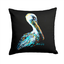 Load image into Gallery viewer, Dressed in Black Pelican Canvas Throw Pillow - 14x14 Decorative Pillow – Art for Your Home &amp; Patio MW1164PW1414