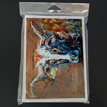 Load image into Gallery viewer, On the Loose Brown Cow Greeting Cards - Blank Note Cards – 8-Pack of Artist-Designed Cards with Envelopes