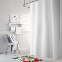 Load image into Gallery viewer, Friends Snowman and Santa Claus Machine Washable Memory Foam Mat MW1167RUG