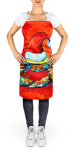 Load image into Gallery viewer, Crab in Santa Hat Santa Claws Apron – Artist-Designed Kitchen, BBQ &amp; Craft Apron MW1169APRON