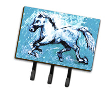 Load image into Gallery viewer, Shadow the Horse in blue Leash or Key Holder MW1171TH68