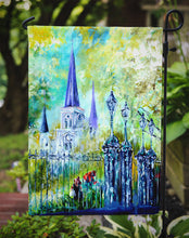 Load image into Gallery viewer, Across the Square St Louis Cathedral Garden Flag – Decorative Outdoor Yard Flag MW1183GF