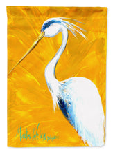 Load image into Gallery viewer, Col Mustard the Egret Garden Flag – Decorative Outdoor Yard Flag MW1193GF