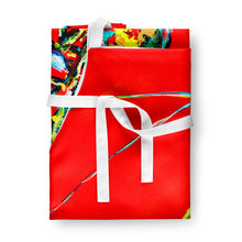Load image into Gallery viewer, Happy Holidays Shrimp Apron – Artist-Designed Kitchen, BBQ &amp; Craft Apron MW1197APRON