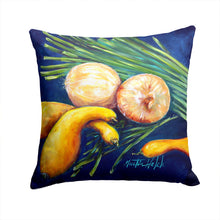 Load image into Gallery viewer, Crooked Neck Squash Canvas Throw Pillow - 14x14 Decorative Pillow – Art for Your Home &amp; Patio MW1206PW1414
