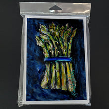 Load image into Gallery viewer, Asperagus Blew Greeting Cards - Blank Note Cards – 8-Pack of Artist-Designed Cards with Envelopes