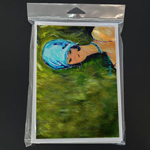 Load image into Gallery viewer, Young Voncile Still in High School Greeting Cards - Blank Note Cards – 8-Pack of Artist-Designed Cards with Envelopes