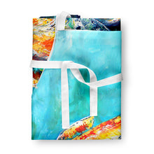 Load image into Gallery viewer, Searching Below Red Fish Apron – Artist-Designed Kitchen, BBQ &amp; Craft Apron MW1256APRON