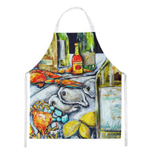 Load image into Gallery viewer, Sit a Spell Seafood Crab boil Apron – Artist-Designed Kitchen, BBQ &amp; Craft Apron MW1257APRON
