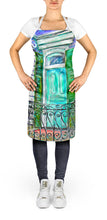 Load image into Gallery viewer, The House Next Door Apron – Artist-Designed Kitchen, BBQ &amp; Craft Apron MW1261APRON