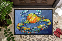 Load image into Gallery viewer, Blue Gray Kinda Day Crab Doormat - 24x36 Decorative Floor Mat – Indoor/Outdoor Rug with Artistic Flair MW1269JMAT