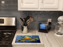 Load image into Gallery viewer, Blue Gray Kinda Day Crab Glass Cutting Boards – Durable, Decorative Kitchen Art Large MW1269LCB