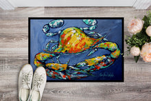 Load image into Gallery viewer, Blue Gray Kinda Day Crab Doormat - 18x27 Decorative Floor Mat – Indoor/Outdoor Rug with Artistic Flair MW1269MAT