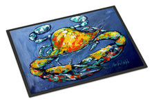 Load image into Gallery viewer, Blue Gray Kinda Day Crab Doormat - 18x27 Decorative Floor Mat – Indoor/Outdoor Rug with Artistic Flair MW1269MAT