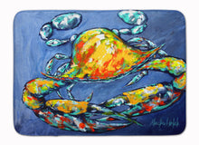 Load image into Gallery viewer, Blue Gray Kinda Day Crab Machine Washable Memory Foam Mat MW1269RUG