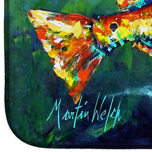 Load image into Gallery viewer, Break Through Red Fish Dish Drying Mat – Absorbent, Artistic Kitchen Essentials MW1270DDM