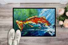Load image into Gallery viewer, Break Through Red Fish Doormat - 18x27 Decorative Floor Mat – Indoor/Outdoor Rug with Artistic Flair MW1270MAT