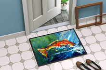 Load image into Gallery viewer, Break Through Red Fish Doormat - 18x27 Decorative Floor Mat – Indoor/Outdoor Rug with Artistic Flair MW1270MAT
