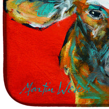 Load image into Gallery viewer, Caught Red Handed Cow Dish Drying Mat – Absorbent, Artistic Kitchen Essentials MW1272DDM